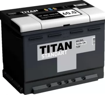 Аккумулятор Titan Standart 60 Ач Краснодар Аккумулятор Titan Standart 60 Ач Краснодар