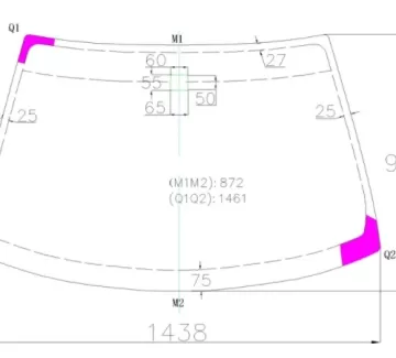 Стекло лобовое NISSAN SUNNY / SENTRA 4D 1998-2004 Краснодар