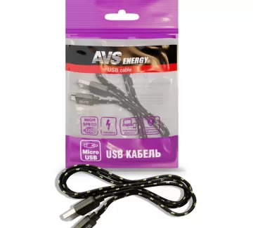 Кабель micro USB (1м) AVS MR-321 Краснодар