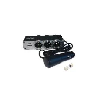 Разветвитель прикуривателя 12/24V (на 3 выхода +USB) AVS CS314U Краснодар