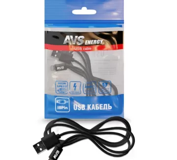 Кабель для iPhone 5/6/7/8/X (1м) AVS IP-511 Краснодар