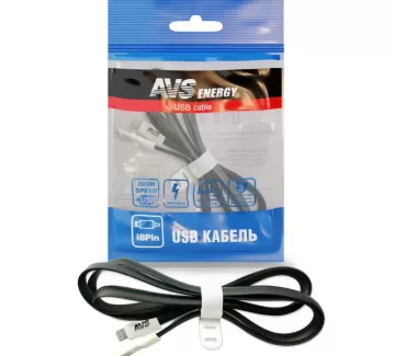 Кабель для iPhone 5/6/7/8/X (1м) AVS IP-551 Краснодар Кабель для iPhone 5/6/7/8/X (1м) AVS IP-551 Краснодар