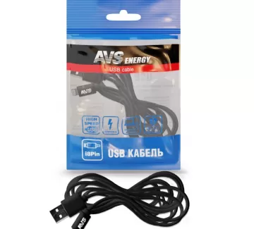 Кабель для iPhone 5/6/7/8/X (3м) AVS IP-53 Краснодар Кабель для iPhone 5/6/7/8/X (3м) AVS IP-53 Краснодар