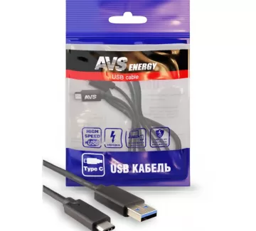 Кабель Type C (1м) USB 3.0 AVS TC-311 Краснодар Кабель Type C (1м) USB 3.0 AVS TC-311 Краснодар