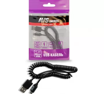 Кабель micro USB (2м, витой) AVS MR-32 Краснодар Кабель micro USB (2м, витой) AVS MR-32 Краснодар