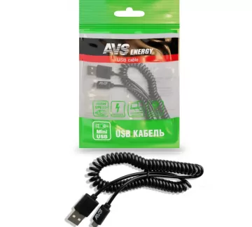Кабель mini USB (2м, витой) AVS MN-32 Краснодар Кабель mini USB (2м, витой) AVS MN-32 Краснодар