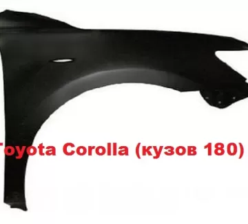 Крыло переднее на Toyota Corolla кузов 180 Краснодар Крыло переднее на Toyota Corolla кузов 180 Краснодар