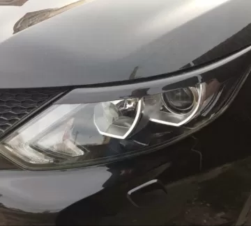 Реснички (накладки) на фары Nissan Qashqai 2014-2016 Кропоткин