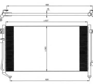 Радиатор кондиционера SUBARU FORESTER 2002-2007 Краснодар Радиатор кондиционера SUBARU FORESTER 2002-2007 Краснодар