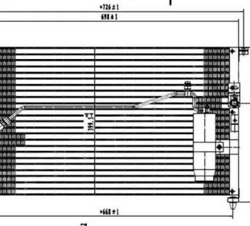 Радиатор кондиционера Toyota MARK 1992-96 Краснодар Радиатор кондиционера Toyota MARK 1992-96 Краснодар