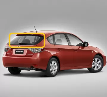 Стекло заднее SUBARU IMPREZA 2007-2011 5D HBK Краснодар Стекло заднее SUBARU IMPREZA 2007-2011 5D HBK Краснодар