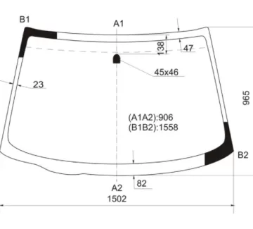 Стекло лобовое NISSAN TEANA 03-08 Краснодар Стекло лобовое NISSAN TEANA 03-08 Краснодар