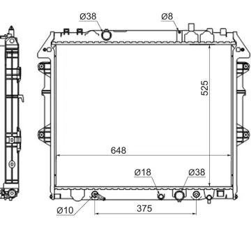 Радиатор TOYOTA HILUX / VIGO / FORTUNER 1KD / 2KD 2004-2014 Краснодар Радиатор TOYOTA HILUX / VIGO / FORTUNER 1KD / 2KD 2004-2014 Краснодар