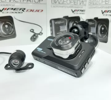 Видеорегистратор с двумя камерами Viper 9000 duo Краснодар Видеорегистратор с двумя камерами Viper 9000 duo Краснодар