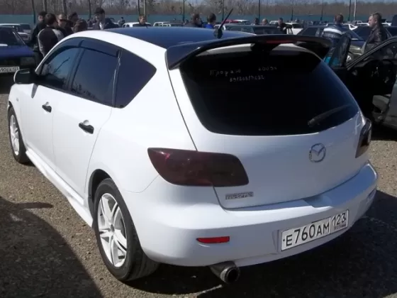 Купить Mazda 3 1600 см3 АКПП (95 л.с.) Бензин инжектор в Кропоткин: цвет белый Хетчбэк 2003 года по цене 400000 рублей, объявление №3761 на сайте Авторынок23