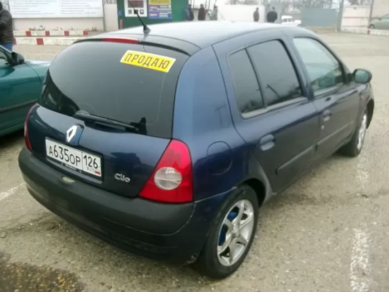 Купить Renault Clio 1600 см3 МКПП (89 л.с.) Бензин инжектор в Кропоткин: цвет синий Хетчбэк 2003 года по цене 115000 рублей, объявление №5674 на сайте Авторынок23