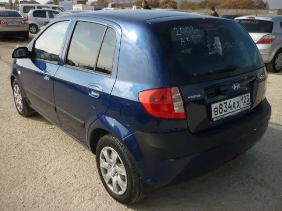 Купить Hyundai Getz 1400 см3 АКПП (97 л.с.) Бензиновый в Новороссийск: цвет синий Хетчбэк 2008 года по цене 345000 рублей, объявление №376 на сайте Авторынок23