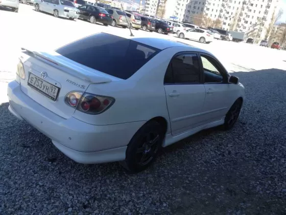 Купить Toyota Corolla 1800 см3 АКПП (136 л.с.) Бензин инжектор в Новороссийск: цвет белый Седан 2003 года по цене 345000 рублей, объявление №963 на сайте Авторынок23