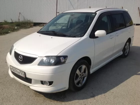 Купить Mazda MPV 2300 см3 АКПП (122 л.с.) Бензин инжектор в Новороссийск: цвет белый Минивэн 2003 года по цене 375000 рублей, объявление №1814 на сайте Авторынок23