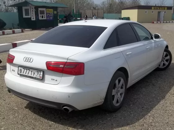 Купить Audi A6 2000 см3 АКПП (180 л.с.) Бензин турбонаддув в Кропоткин: цвет белый Седан 2013 года по цене 1550000 рублей, объявление №3808 на сайте Авторынок23