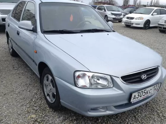 Купить Hyundai Accent 1500 см3 АКПП (102 л.с.) Бензин инжектор в Новороссийск: цвет голубой Седан 2008 года по цене 275000 рублей, объявление №968 на сайте Авторынок23