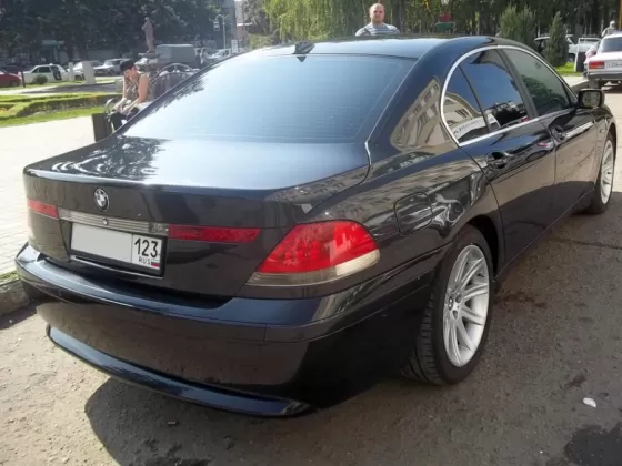 Купить BMW 7 3500 см3 АКПП (272 л.с.) Бензин инжектор в Кропоткин: цвет черный Седан 2002 года по цене 550000 рублей, объявление №3163 на сайте Авторынок23