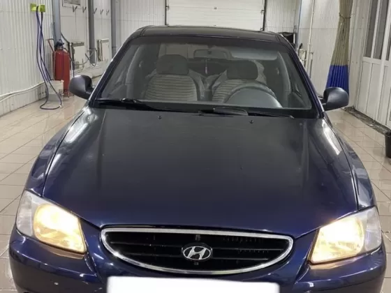 Купить Hyundai Accent 1500 см3 АКПП (90 л.с.) Бензин инжектор в Медведовская: цвет Синий Седан 2006 года по цене 150000 рублей, объявление №24444 на сайте Авторынок23