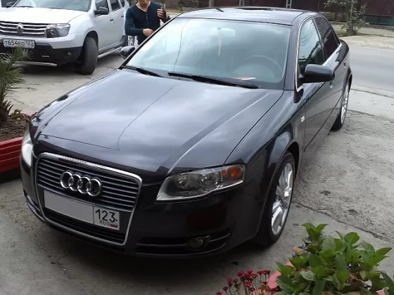 Купить Audi A4 1800 см3 АКПП (163 л.с.) Бензин инжектор в Сочи: цвет темно-серый Седан 2007 года по цене 490000 рублей, объявление №7985 на сайте Авторынок23