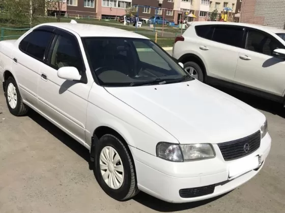 Купить Nissan Sunny 1500 см3 АКПП (105 л.с.) Бензин инжектор в Прикубанский: цвет Белый Седан 1998 года по цене 220000 рублей, объявление №24854 на сайте Авторынок23