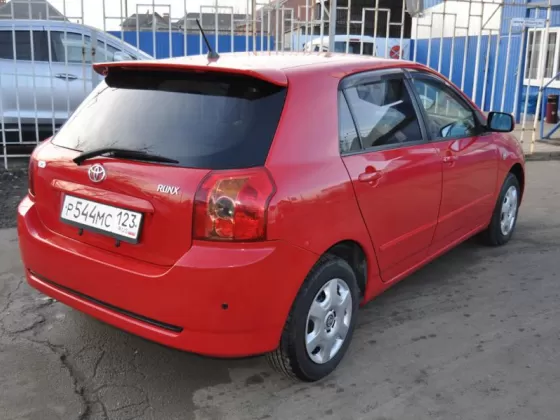 Купить Toyota Corolla 1500 см3 АКПП (109 л.с.) Бензин инжектор в Краснодар: цвет красный Хетчбэк 2004 года по цене 329000 рублей, объявление №660 на сайте Авторынок23