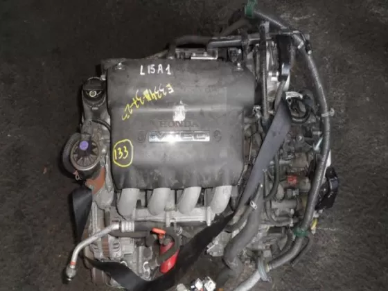 Двигатель L15A (ДВС) VTEC б/у Honda Fit, GD4, GD3, GD2, GD1 контрактный Краснодар