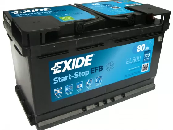 Аккумулятор EXIDE 80ah 12V Краснодар