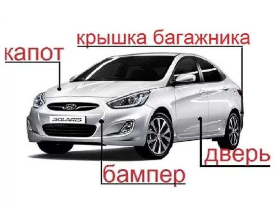 Бампер задний хэтчбек Hyundai Solaris в цвет кузова Краснодар
