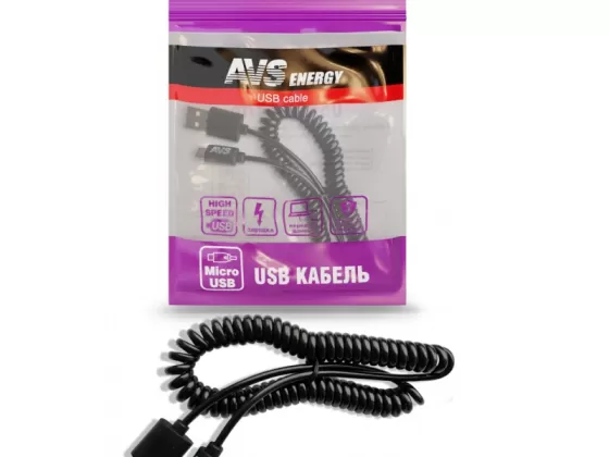 Кабель micro USB (2м, витой) AVS MR-32 Краснодар