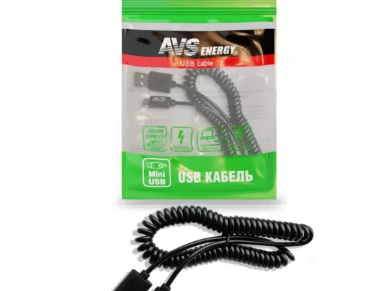 Кабель mini USB (2м, витой) AVS MN-32 Краснодар