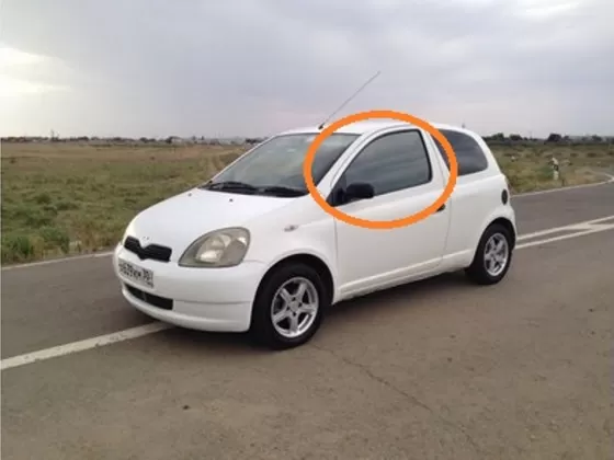 Стекло переднее левое опускное TOYOTA VITZ/YARIS 3D HATCHBACK 1999- Краснодар