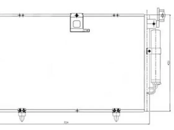 Радиатор кондиционера TOYOTA HARRIER/LEXUS RX300 1997-2003 Краснодар