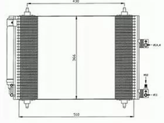 Радиатор кондиционера PEUGEOT 307 2001 г Краснодар