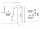 Подушка TOYOTA MARK2,VEROSSA 1GFE 2000г Краснодар