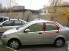 Стекло заднее левое опускное DAEWOO GENTRA / CHEVROLET AVEO 4D SED 2005- Краснодар