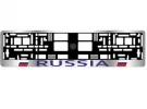 Рамка для номера Russia (хром, синий) AVS RN-02 Краснодар