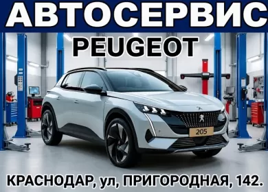 Ремонт Пежо на Пригородной, 142 в Краснодаре