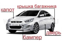 Бампер передний Hyundai Solaris в цвет кузова Краснодар