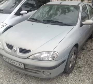 Купить Renault Megane 1600 см3 АКПП (110 л.с.) Бензин инжектор в Новороссийск: цвет серебристый Седан 2002 года по цене 200000 рублей, объявление №1153 на сайте Авторынок23 Купить Renault Megane 1600 см3 АКПП (110 л.с.) Бензин инжектор в Новороссийск: цвет серебристый Седан 2002 года по цене 200000 рублей, объявление №1153 на сайте Авторынок23