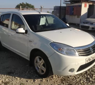 Купить Renault Sandero 1600 см3 АКПП (103 л.с.) Бензин инжектор в Новороссийск: цвет белый Хетчбэк 2012 года по цене 380000 рублей, объявление №1962 на сайте Авторынок23 Купить Renault Sandero 1600 см3 АКПП (103 л.с.) Бензин инжектор в Новороссийск: цвет белый Хетчбэк 2012 года по цене 380000 рублей, объявление №1962 на сайте Авторынок23