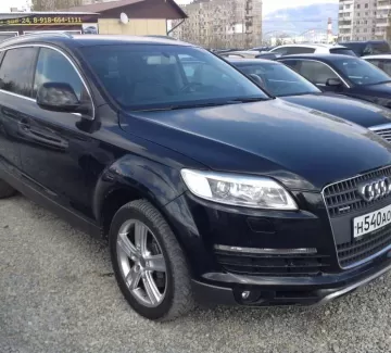 Купить Audi Q 7 3600 см3 АКПП (280 л.с.) Бензиновый в Новороссийск: цвет черный Внедорожник 2008 года по цене 1050000 рублей, объявление №1070 на сайте Авторынок23 Купить Audi Q 7 3600 см3 АКПП (280 л.с.) Бензиновый в Новороссийск: цвет черный Внедорожник 2008 года по цене 1050000 рублей, объявление №1070 на сайте Авторынок23