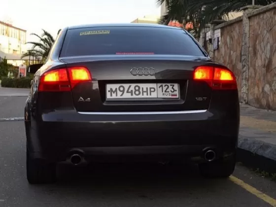 Купить Audi A4 1800 см3 АКПП (163 л.с.) Бензин инжектор в Сочи: цвет темно-серый Седан 2007 года по цене 490000 рублей, объявление №7985 на сайте Авторынок23