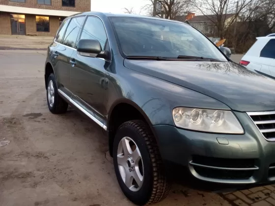 Купить Volkswagen TOUAREG 2500 см3 АКПП (174 л.с.) Дизель турбонаддув в Краснодар: цвет серо-зеленый Кроссовер 2005 года по цене 520000 рублей, объявление №15135 на сайте Авторынок23