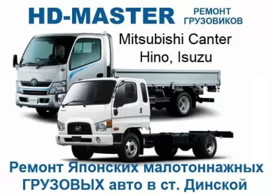 HD MASTER ремонт Мицубиси Фусо Хино Исузу ст. Динская